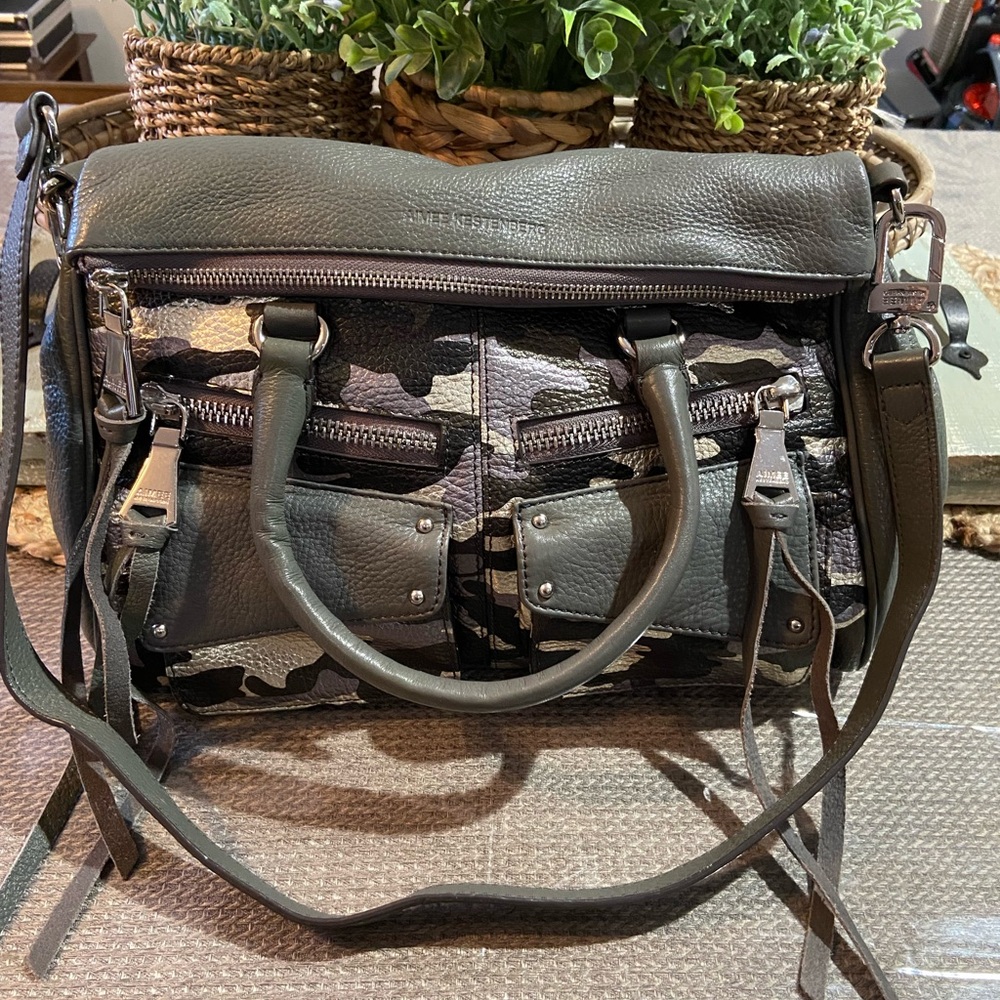 Amiee Kestenberg Metalic Camouflage Purse